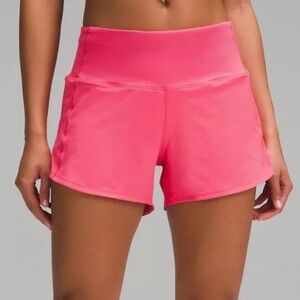 Lululemon Speed Up High Rise 4” Lined Shorts - Pink